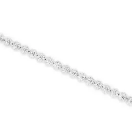 Браслет из белого золота с бриллиантами