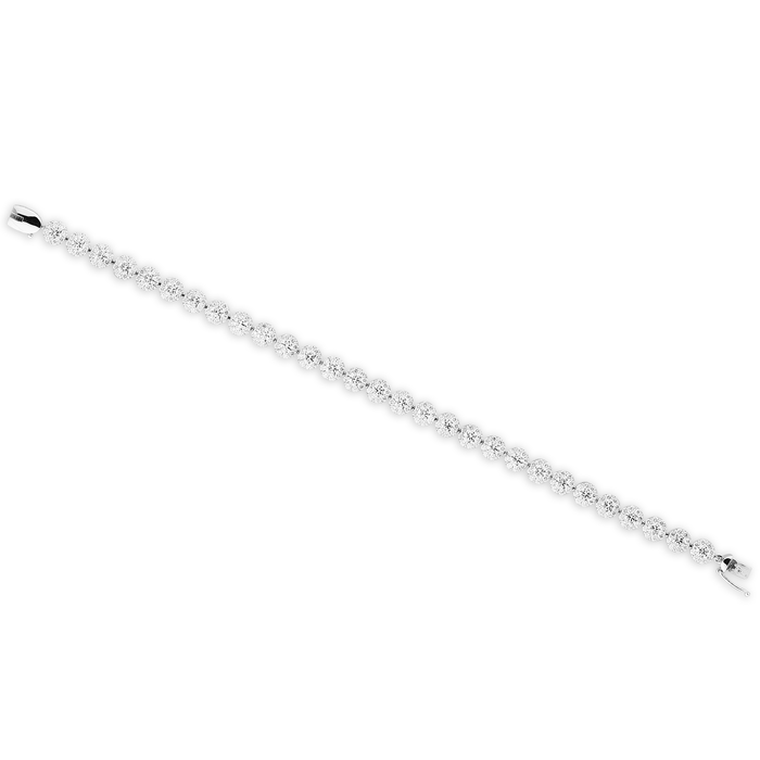 White gold bracelet with diamonds