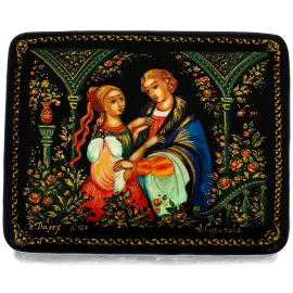 Ларец "Ромео и Джульетта" Палех