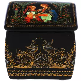 Ларец "Ромео и Джульетта" Палех