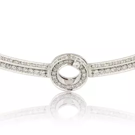 Браслет "Heritage" из белого золота с бриллиантами