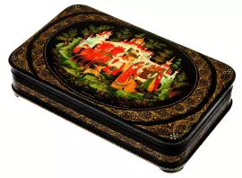 Шкатулка малая "Конёк-Горбунок" Палех