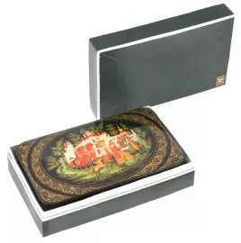 Шкатулка малая "Конёк-Горбунок" Палех