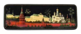 Шкатулка "Кремль" Богатикова, Палех