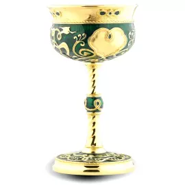 Бокал "Птицы" из серебра