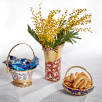 Flower vase made of silver