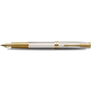 Перьевая ручка Parker Sonnet Silver Mistral GT, в подарочной упаковке