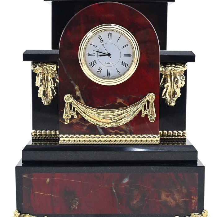Mantel clock "George the Victorious" jasper