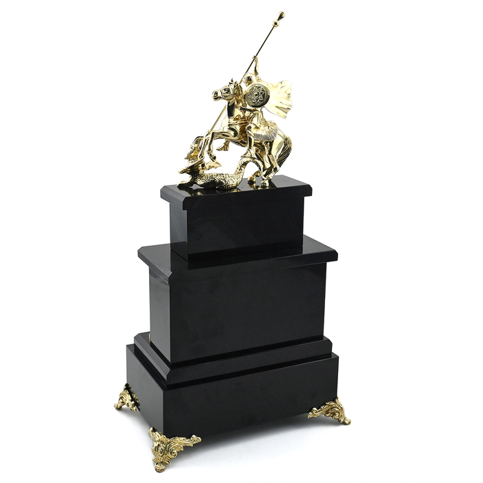 Mantel clock "George the Victorious" jasper