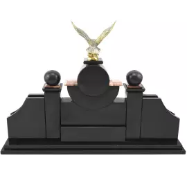 Настольный набор руководителя из яшмы и долерита "Статус. Орёл"