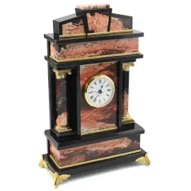Каминные часы "Сенат" яшма