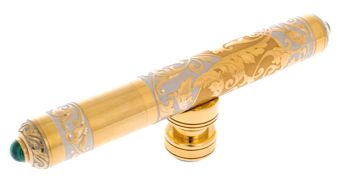 Cigar tube, with stand, Zlatoust