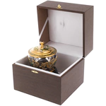 Caviar bowl "Underwater world" Zlatoust