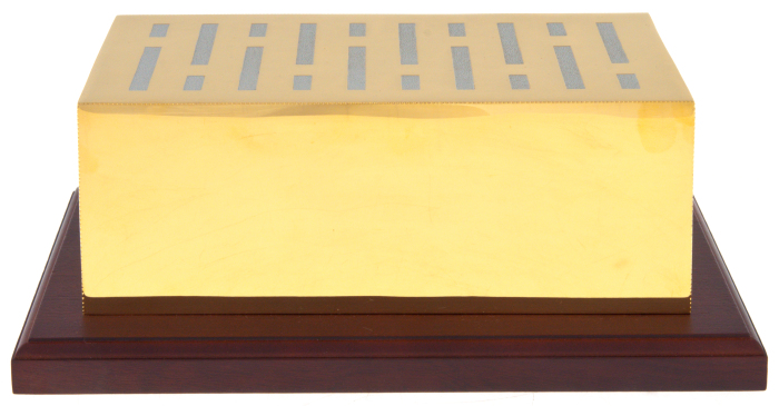 Souvenir "Golden brick" Zlatoust