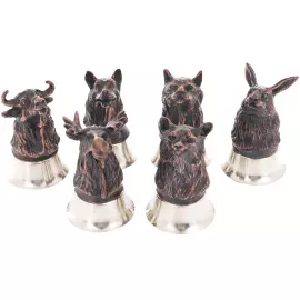 Набор для водки "На охоте" на 6 персон