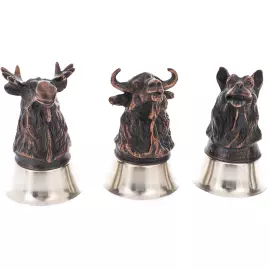 Набор для водки "На охоте" на 6 персон