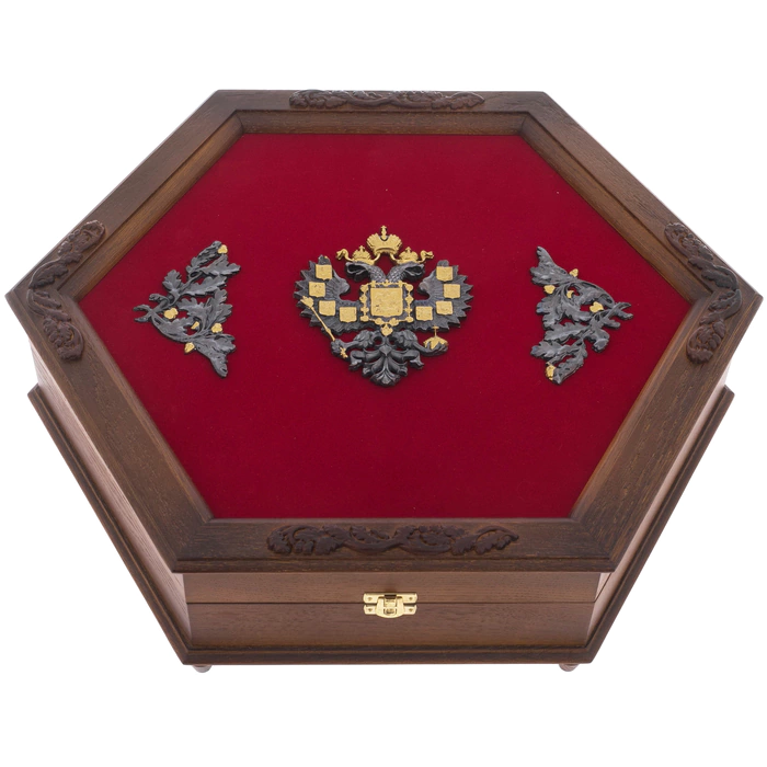 Imperial Hexagon vodka set for 6 people