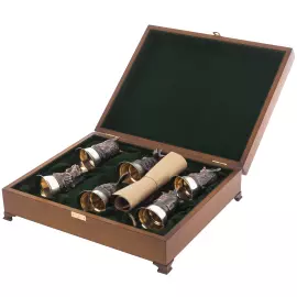 Набор для водки "На охоте" на 6 персон