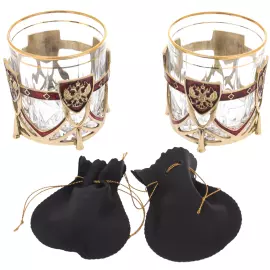 Бокалы для виски "Россия"  на 2 персоны,