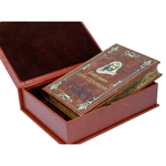 Leather-bound gift book "The Parables of King Solomon" in a box