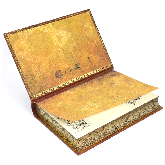 Leather-bound gift book "The Parables of King Solomon" in a box