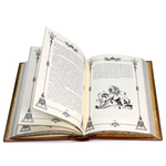 Leather-bound gift book "The Parables of King Solomon" in a box
