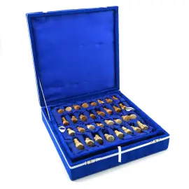 Шахматы из ракушечника и оникса "Классика" малые Шахматы из ракушечника и оникса "Классика" малые