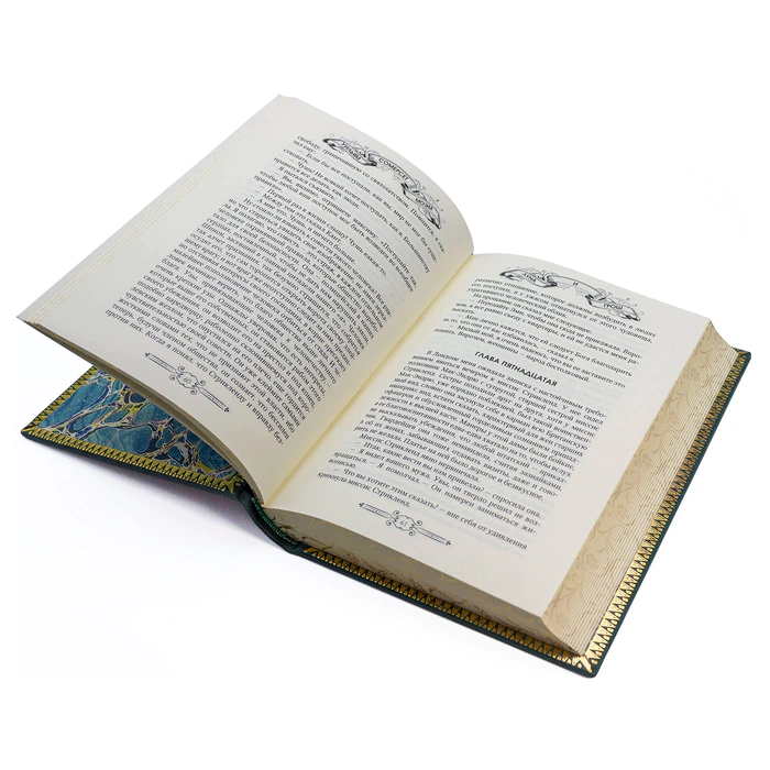 The collected works in a leather cover "Maugham" by William Somerset in 9 volumes