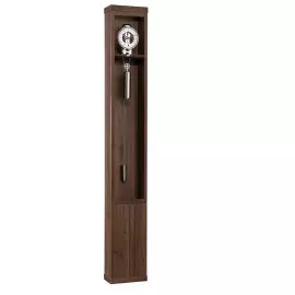 Hermle floor clock, walnut