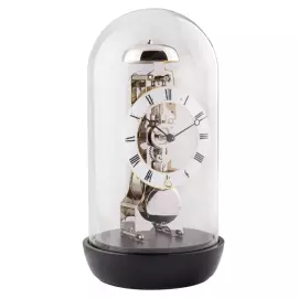 Hermle table clock, black