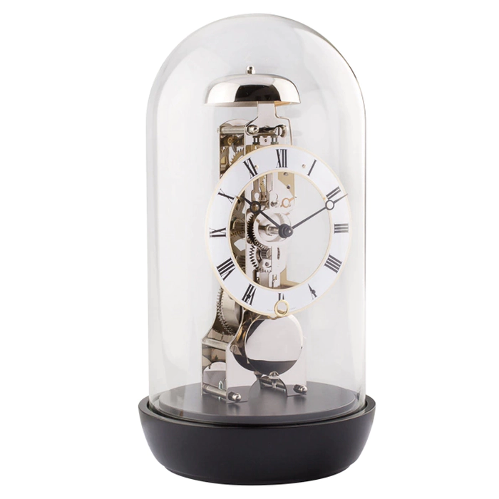 Hermle table clock, black