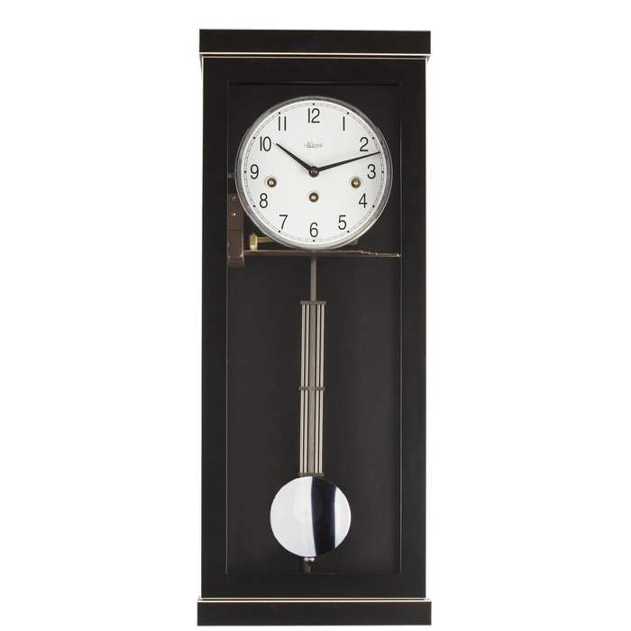 Hermle wall clock, black