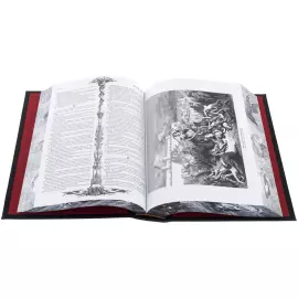 Книга в кожаном переплете "Библия с иллюстрациями Гюстава Доре"
