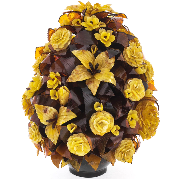 Ikebana made of amber "Venice"