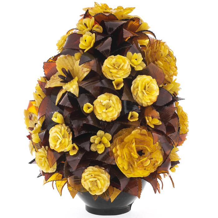 Ikebana made of amber "Venice"