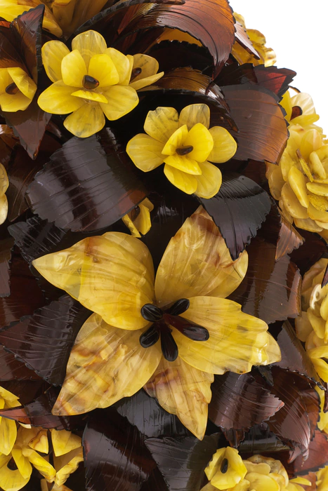 Ikebana made of amber "Venice"