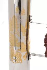 Самовар угольный "Волки" с трубой