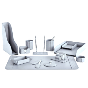 Table set "Business Cuoietto" treccia/grey, 13 pieces