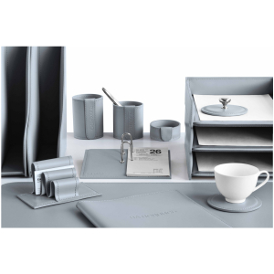 Table set "Business Cuoietto" treccia/grey, 13 pieces