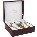 Silver "Lilac" wine set for 6 persons