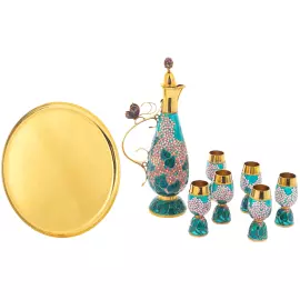 Набор для вина серебряный "Сирень" на 6 персон