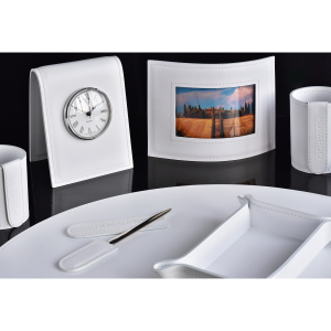 Table set "Business Cuoietto" white, 12 pieces