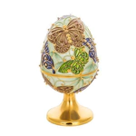 Egg-casket "Butterflies" made of silver