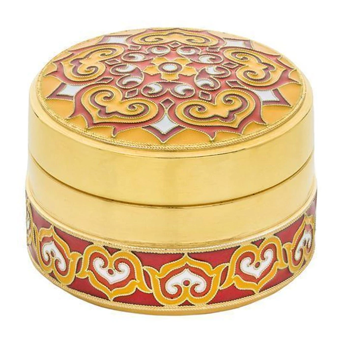 Шкатулка "Осень" из серебра