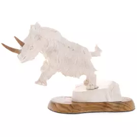 Сувенир из бивня мамонта "Шерстистый носорог"