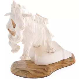 Сувенир из бивня мамонта "Шерстистый носорог"