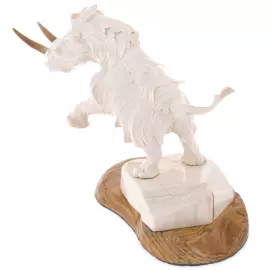 Сувенир из бивня мамонта "Шерстистый носорог"