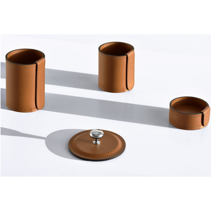 Настольный набор "Business Cuoietto" табак, 6  предметов Настольный набор "Business Cuoietto" табак, 6  предметов