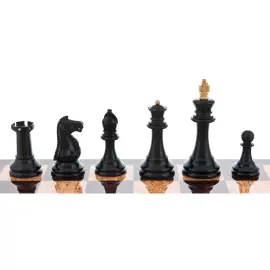 Chess made of African wenge and Colchian boxwood "Staunton" mini-suite