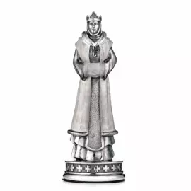 Шахматы из мрамора и серебра "Ледовое побоище"